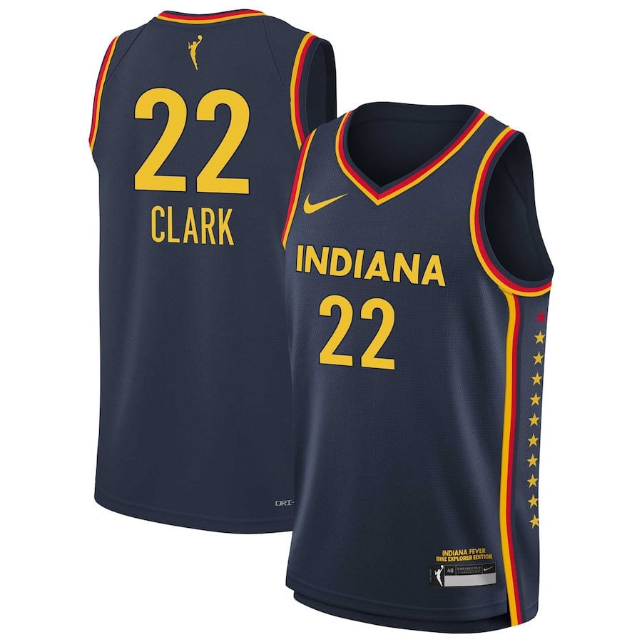 Caitlin Clark Indiana Fever Explorer Edition Victory Jersey – All Stitched