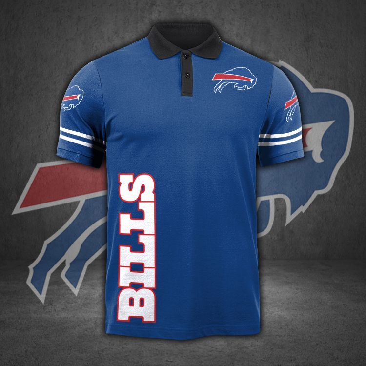 Buffalo Bills Polo T-shirt W210905 - Funnymugsandshirts Fashion