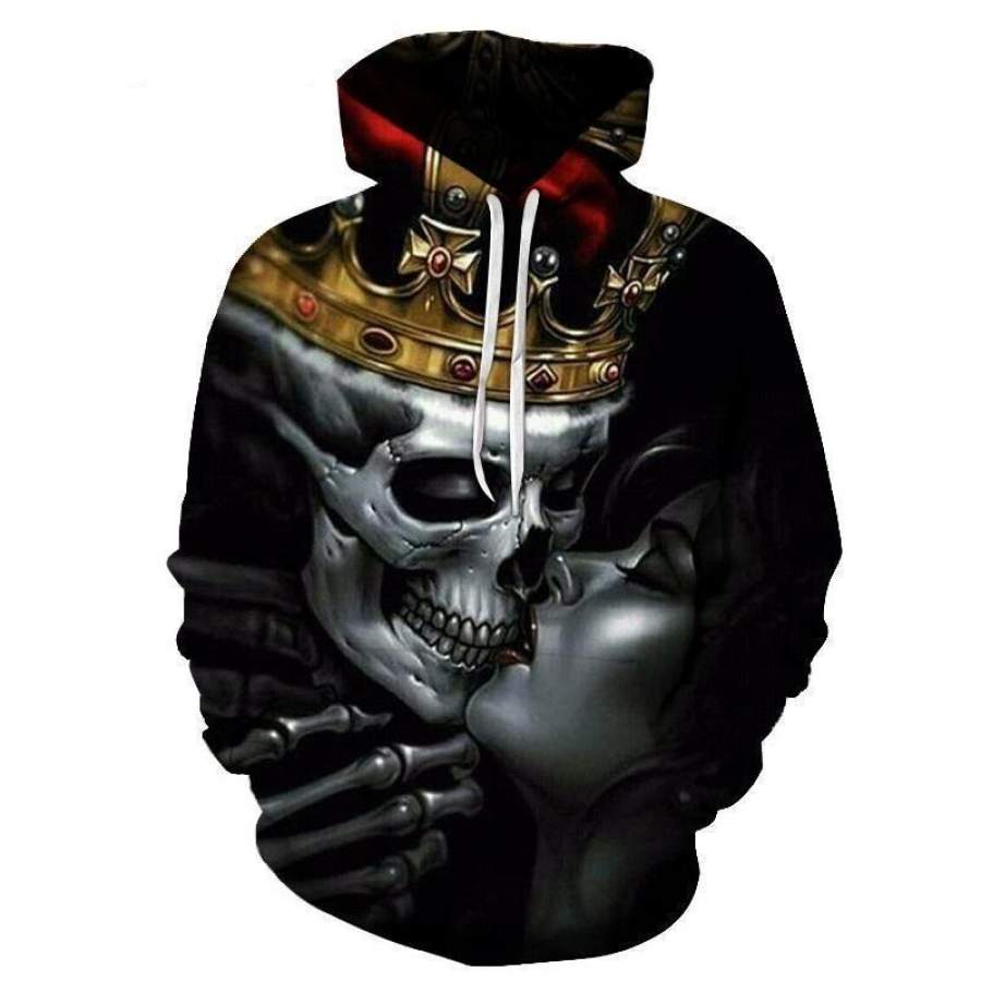 3d Hoodies Metal Skulls Kiss