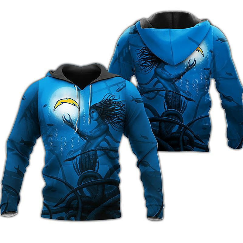 Sport-Team Los Angeles Chargers Powder Blue Pullover Hoodie V7 Aop Shirt