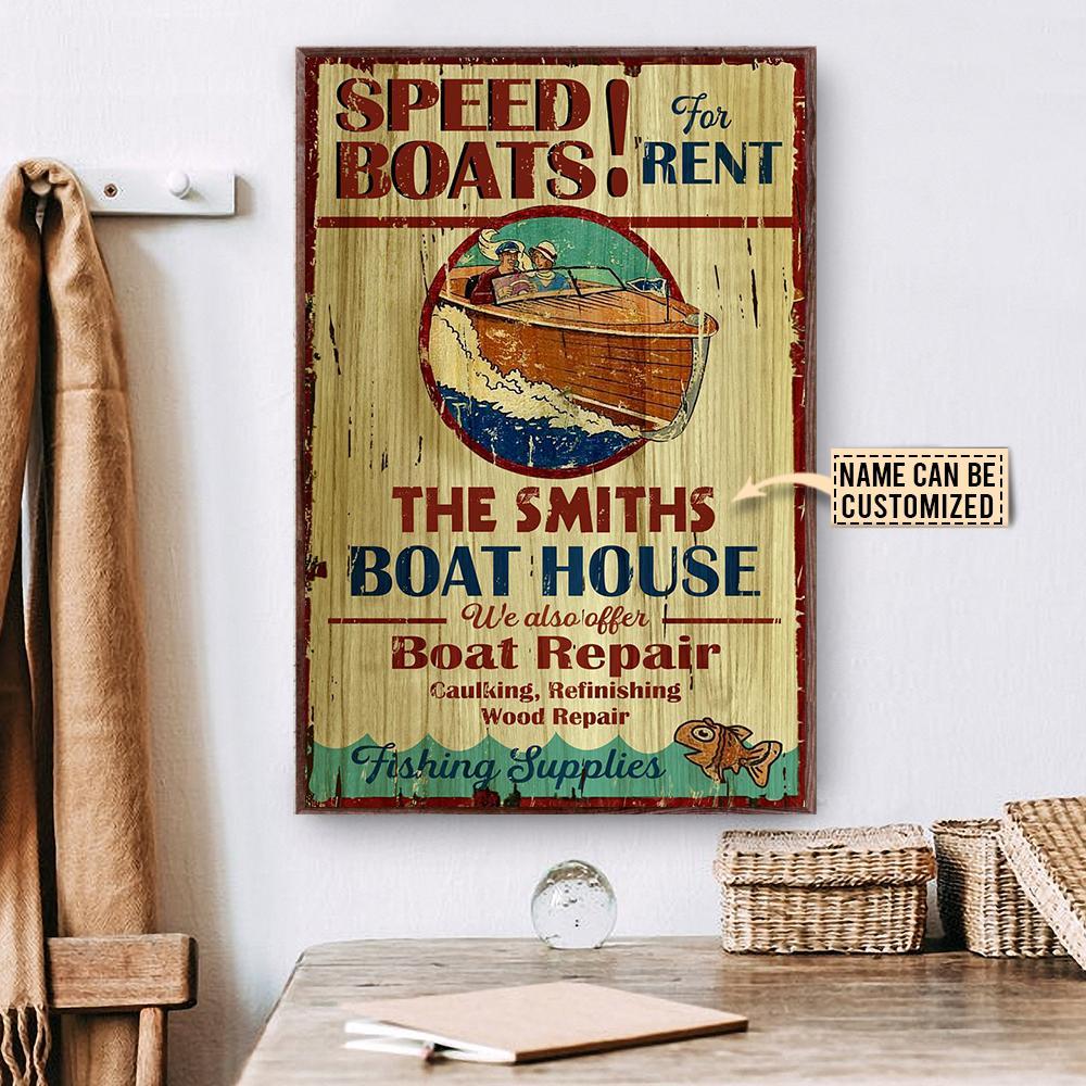 Personalized Boat House Speed Boats  &hellip;