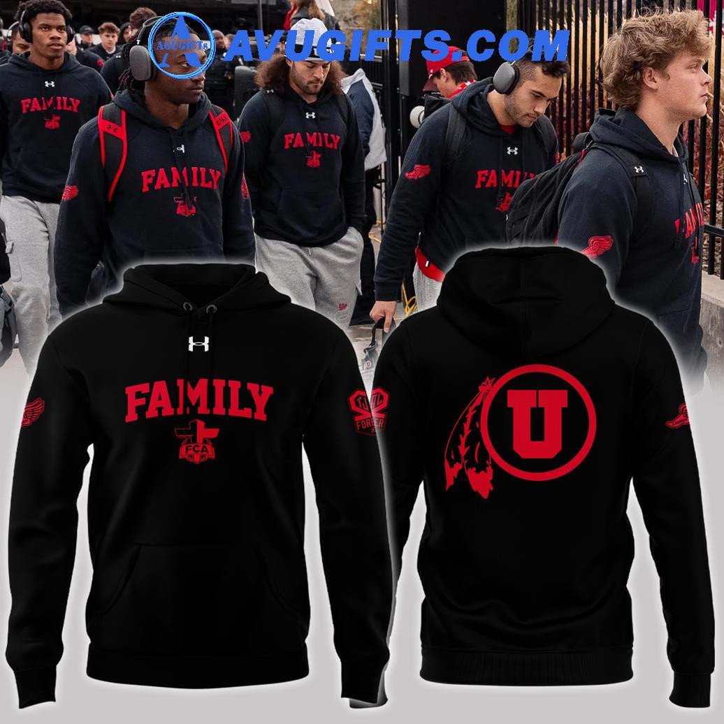 Family Forever Utah Football For Fans Limited Edition Black Hoodie – Zip Hoodie 3D Aop Shirt