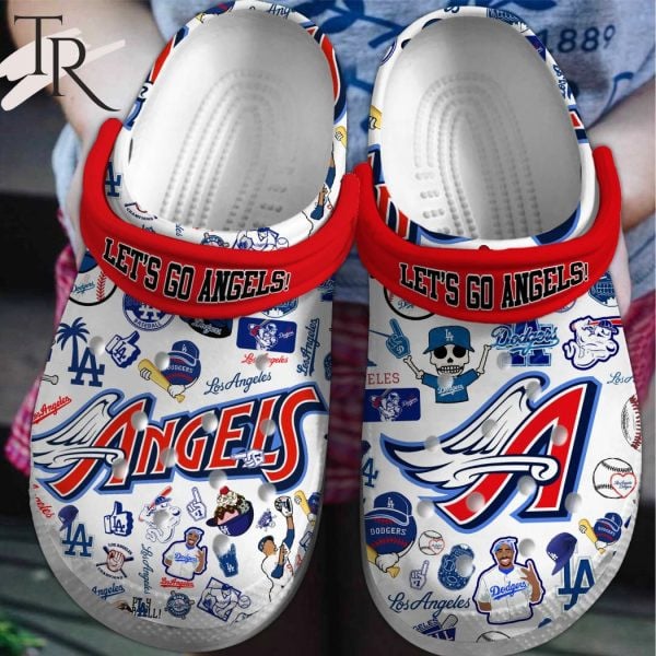 Letâs Go Angeles Los Angeles Dodgers MLB Crocs Classic Clogs Shoes Ver219