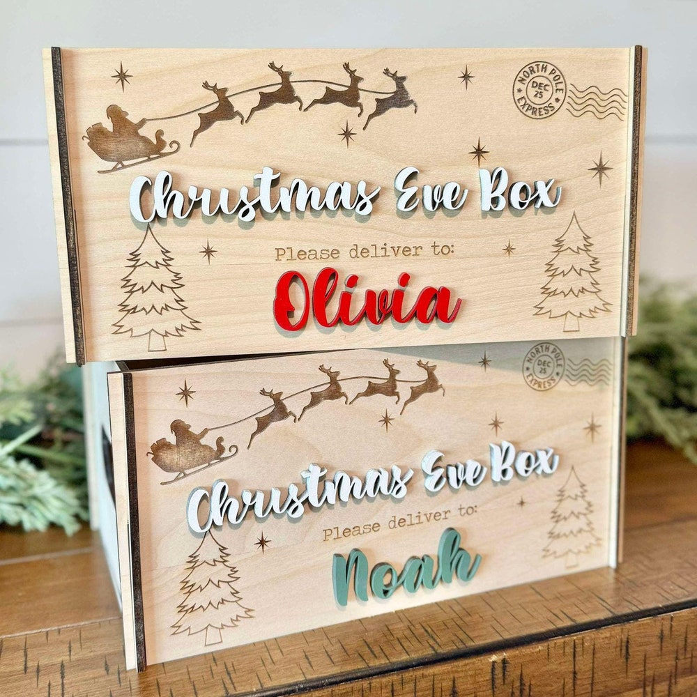 Christmas Eve Box - Christmas Eve Box For Kids - Personalized Christmas Eve Box - Christmas For Kids - Christmas Eve Gifts - Christmas Gifts , White Lie Shirts, Fall Shirts, Family Christmas Shirts, Vintage Style Shirt