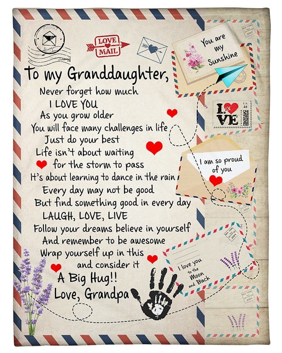 Granddaughter – To My Grandda …