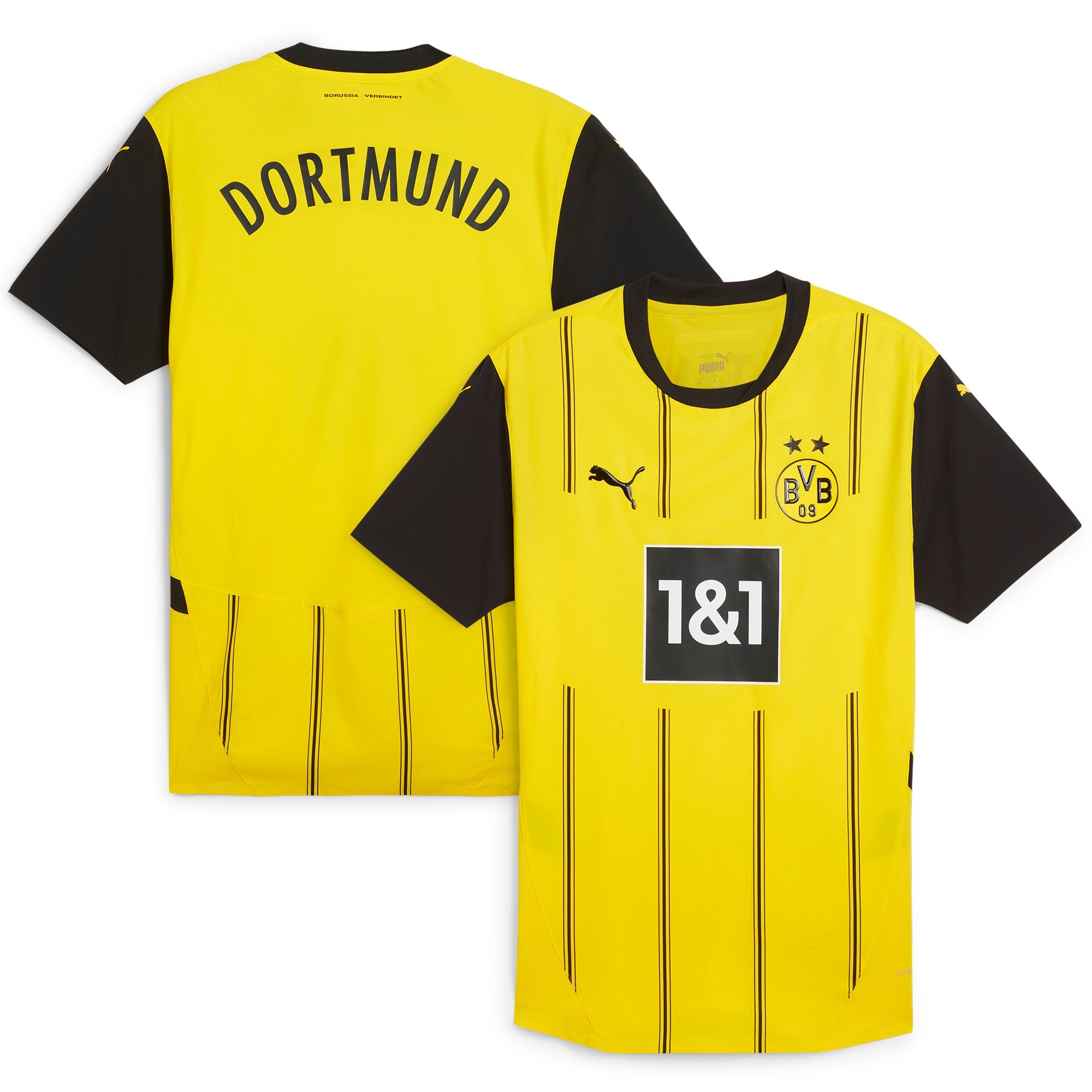 Borussia Dortmund Puma 2024/25 Home Custom Jersey – Yellow