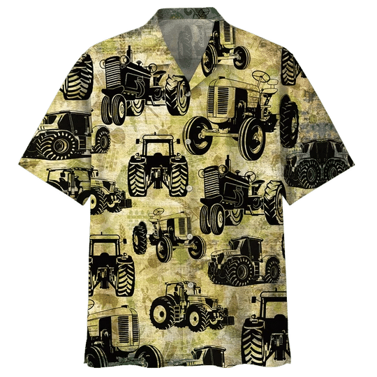 Classic Tractor Hawaiian Shirt, Tractor Shirt Men, Tractor Supply Hawaiian Shirts