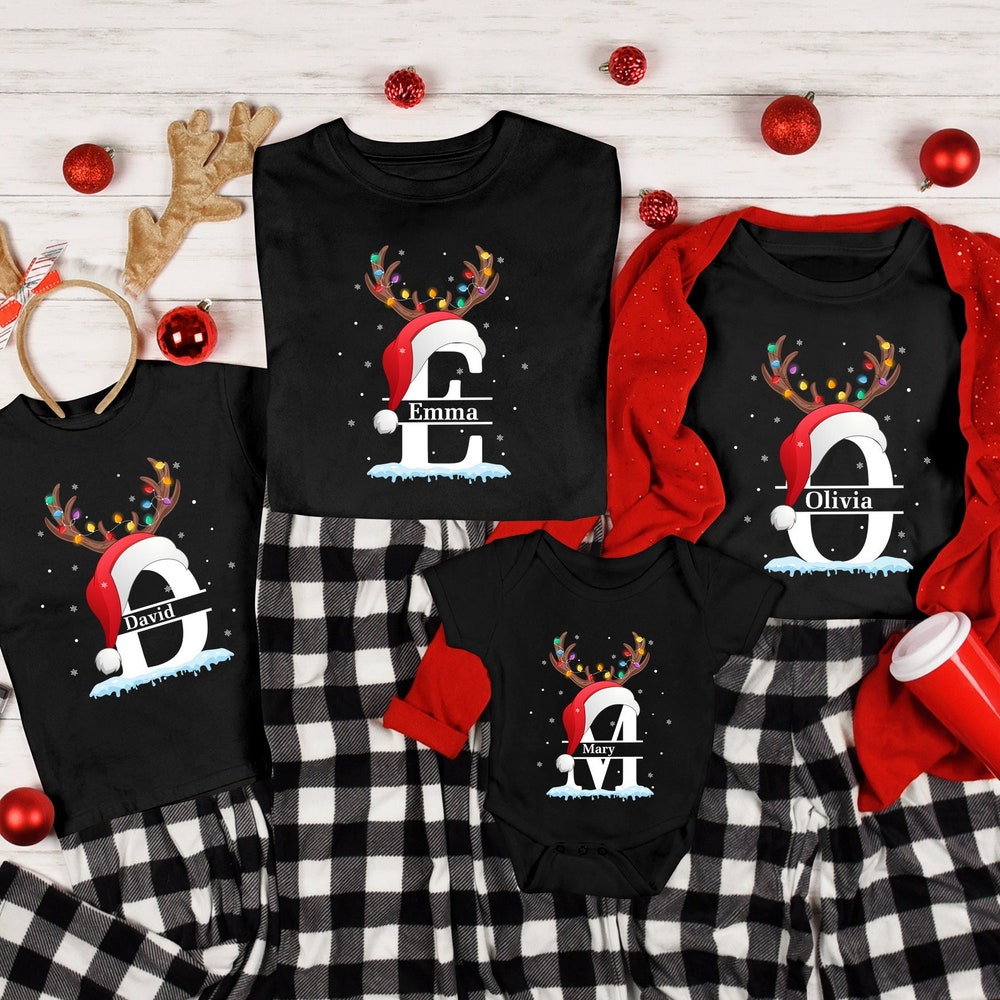 Matching Family Christmas Shirts, Christmas Shirts,Custom Family Shirts,Personalized Christmas Gift,Family Photoshoot Shirts,Christmas Gifts Comfort Meets Style | Shop24H Amarkshirts