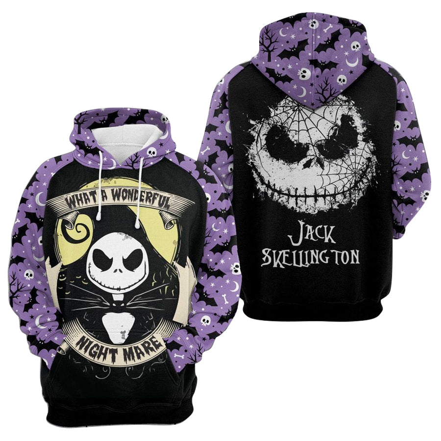 Jack Skellington What A Wonderful Nightmare Hoodie