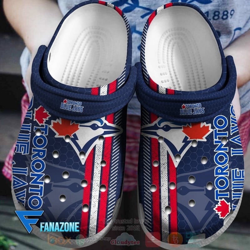 Toronto Blue Jays Logo Baseball MLB Full Blue Crocss Classic Clogs Shoes Ver153