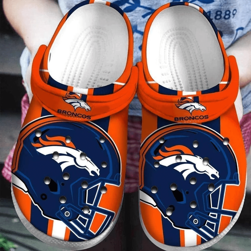 Denver Broncos Crocss Clog Comfortable Water Shoes Ver28