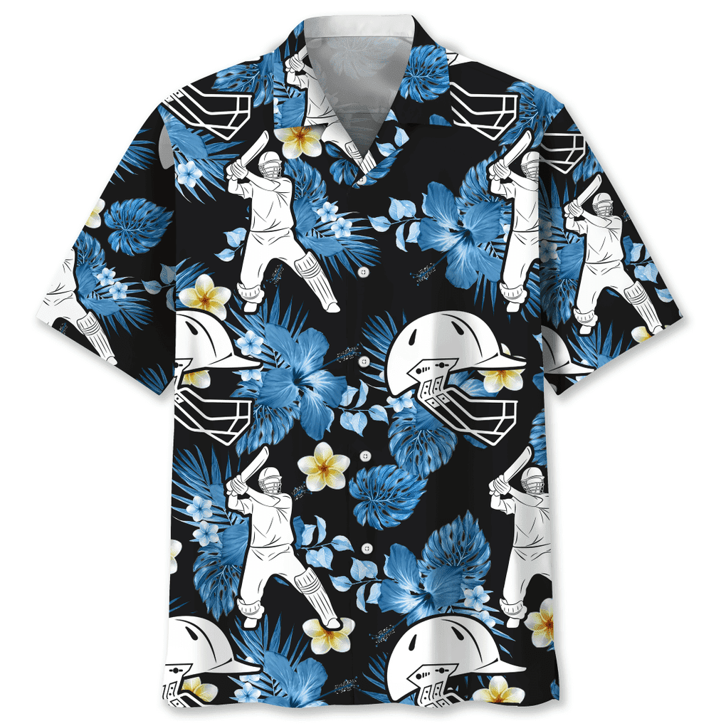 Multi Color Cricket Nature Hawaiian Shirt, Shirt For Cricket Player