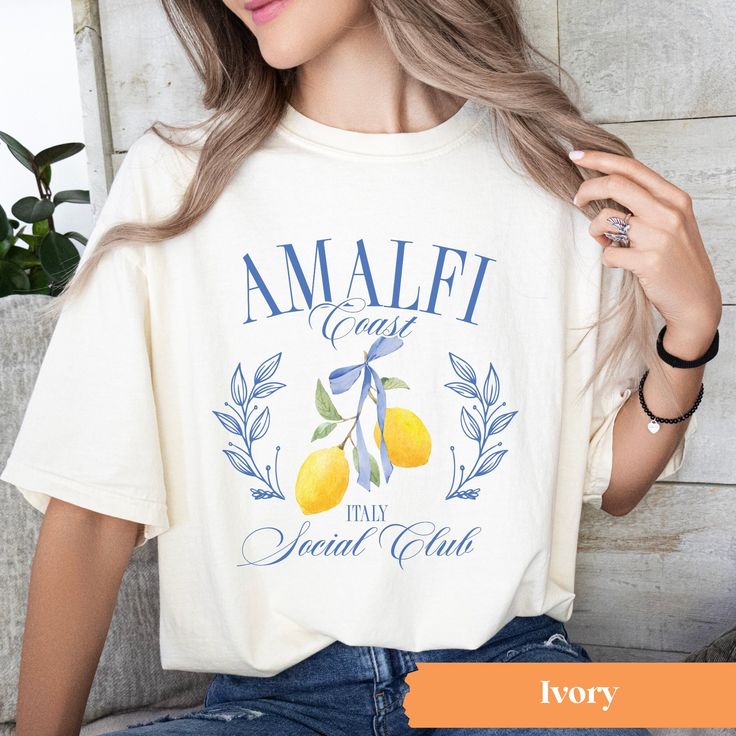 Amalfi Coast Shirt, Italy Graphic Te &hellip;