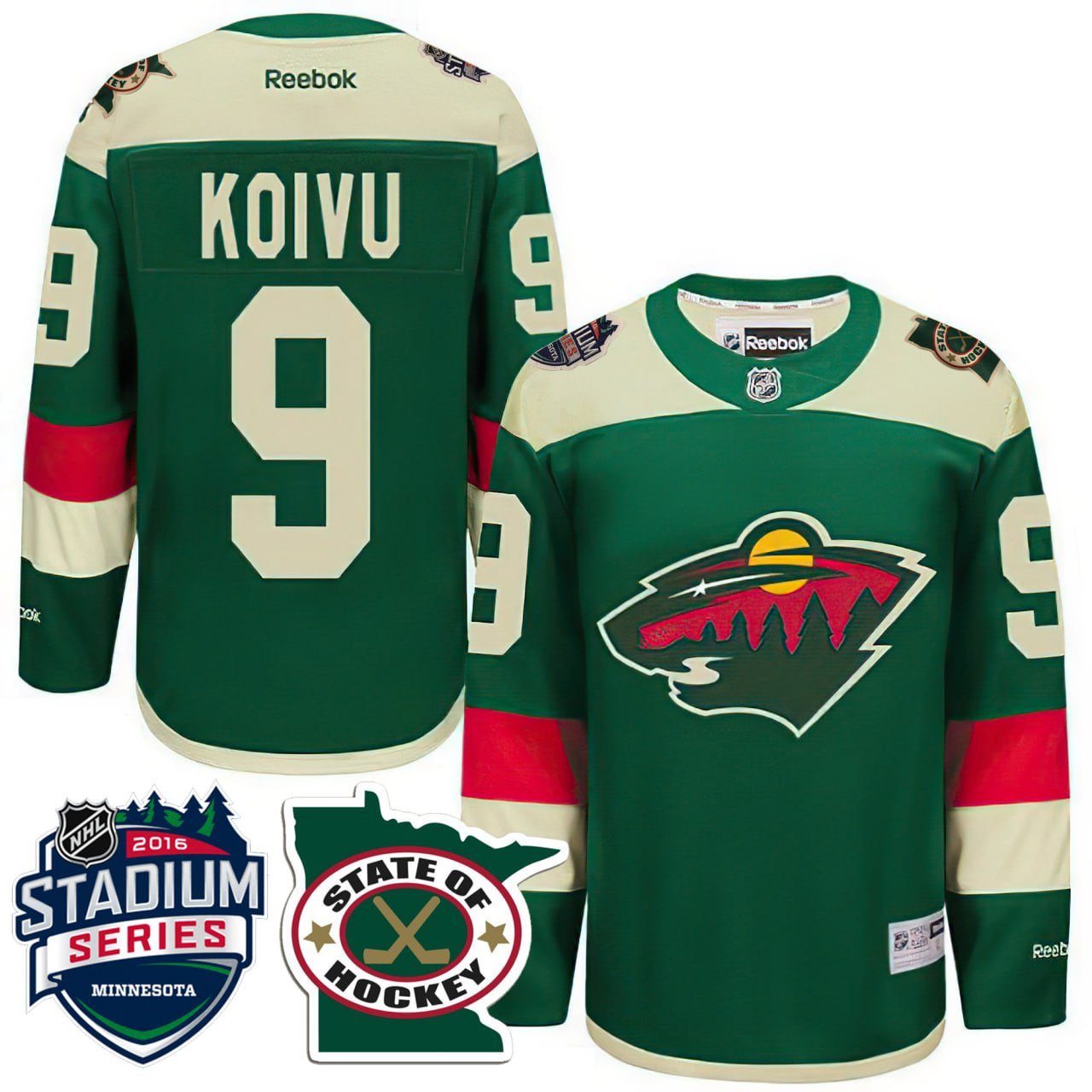 Mikko Koivu Minnesota Wild Jersey – All Stitched – TXTrend Shop