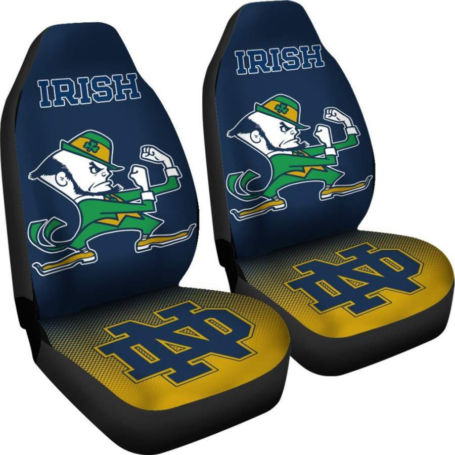 New Fashion Fantastic Notre Dame Fighting Irish Car Seat Covers CSC2587