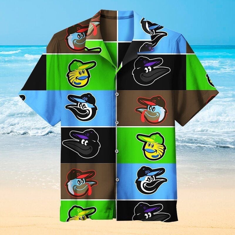 Baltimore Orioles Mlb Funny Team Logo 3D Printed Hawaiian Shirt