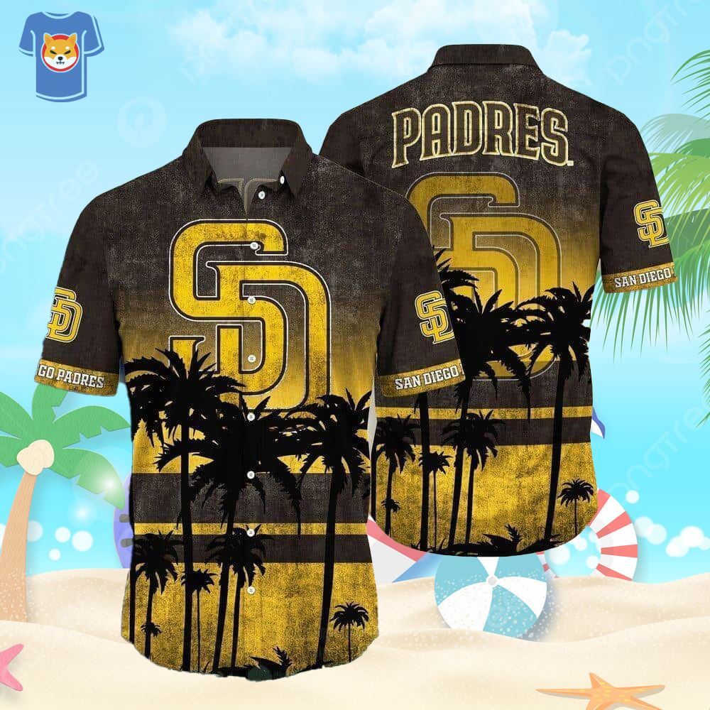 Vintage Mlb San Diego Padres Hawaiian Shirt Trendy Summer Gift