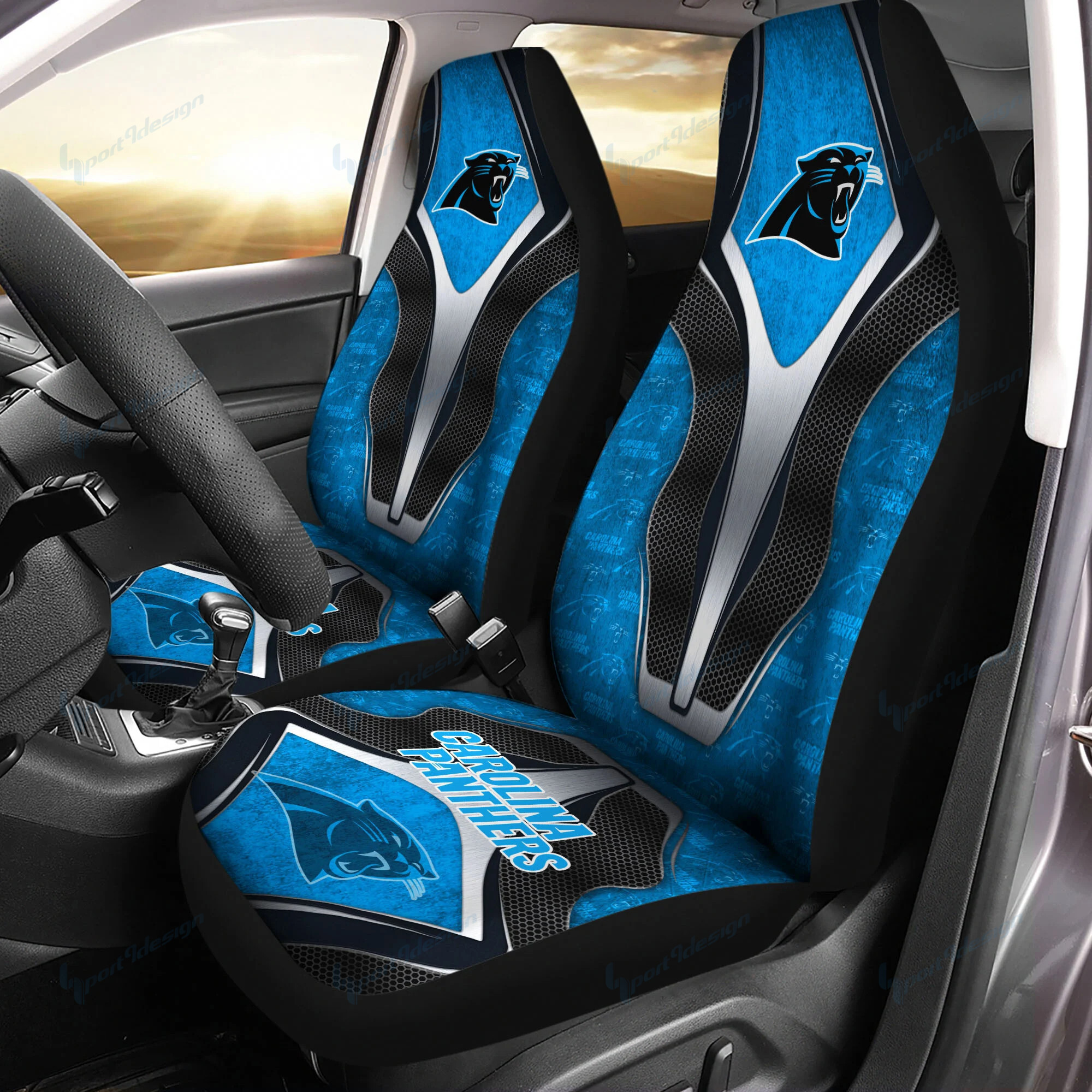 Carolina Panthers Car Seat Cover Set CSC1650