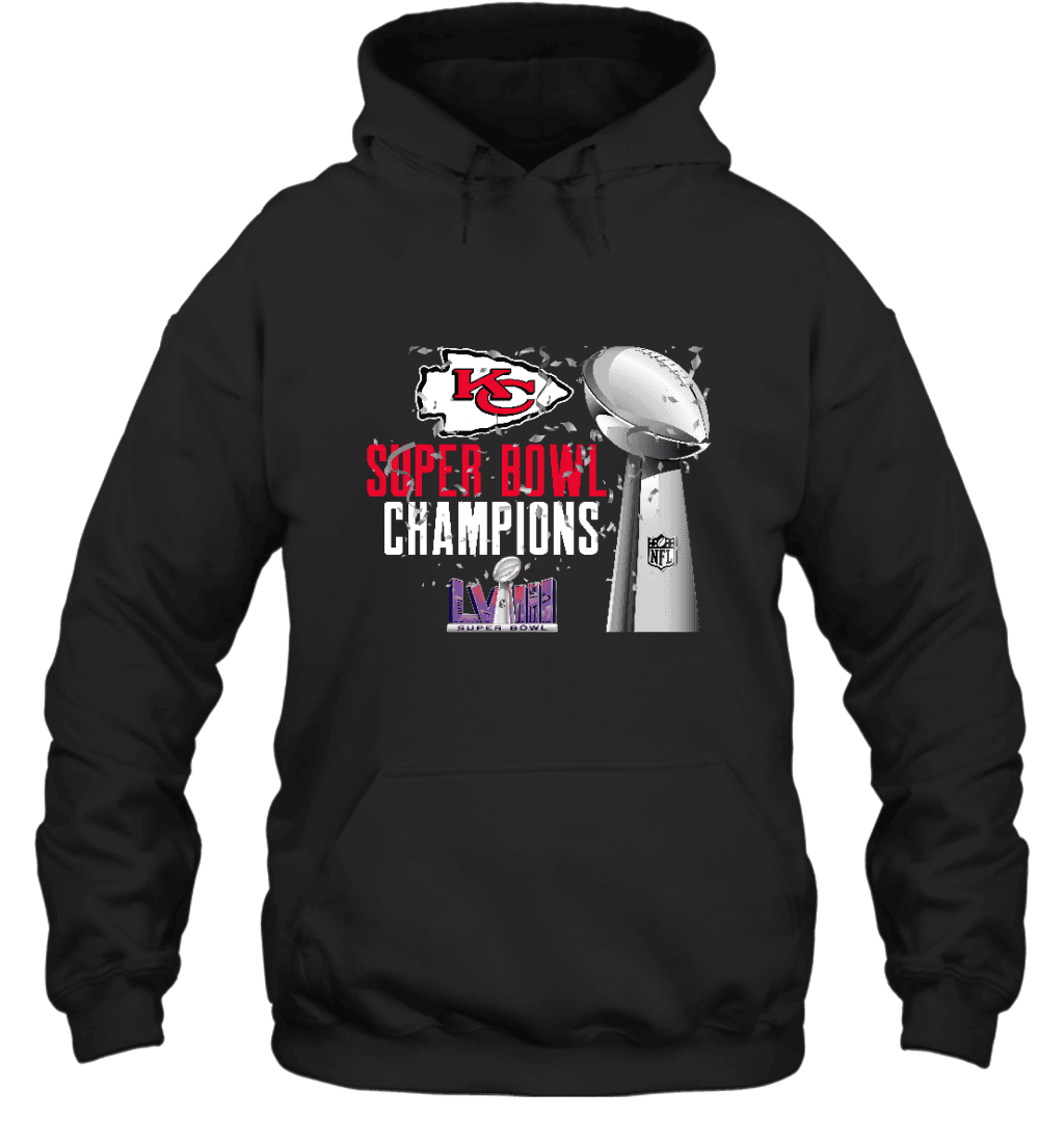 Kansas City Chiefs Super Bowl LVIII Firework Unisex 2D Hoodie