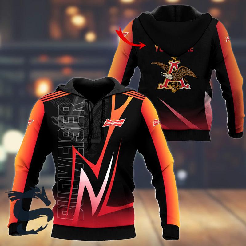 Personalized Budweiser Esport Style Hoodie & Zip Hoodie