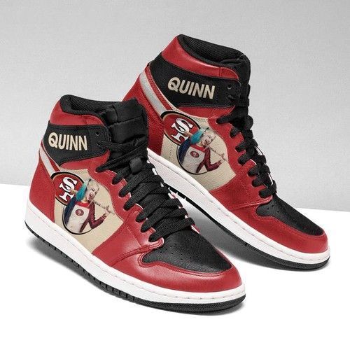 Harley Quinn 49ers Jordan High Top Sneakers: Unique Fan Shoes