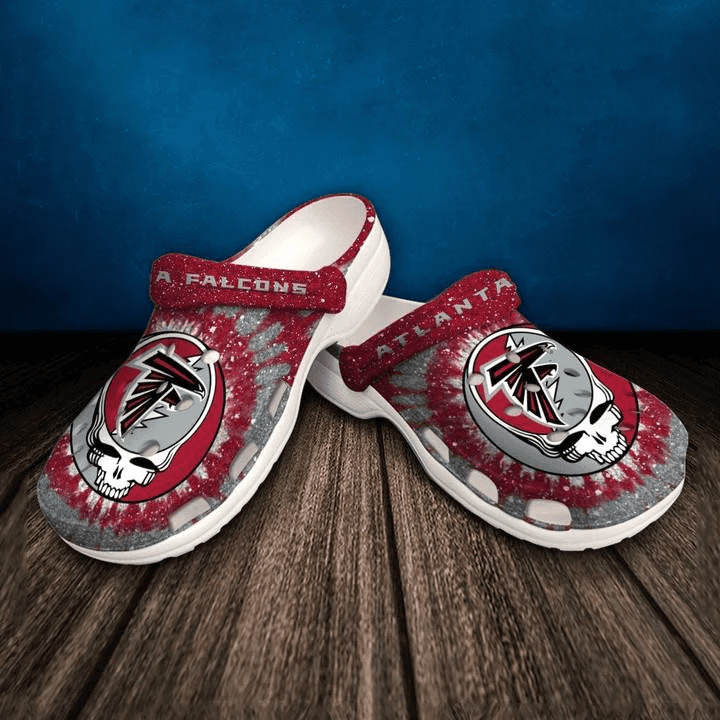 Atlanta Falcons Red Grey Crocss Clogs Ver870