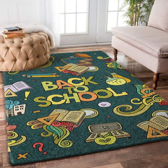 Back To School Green Rug Qdh