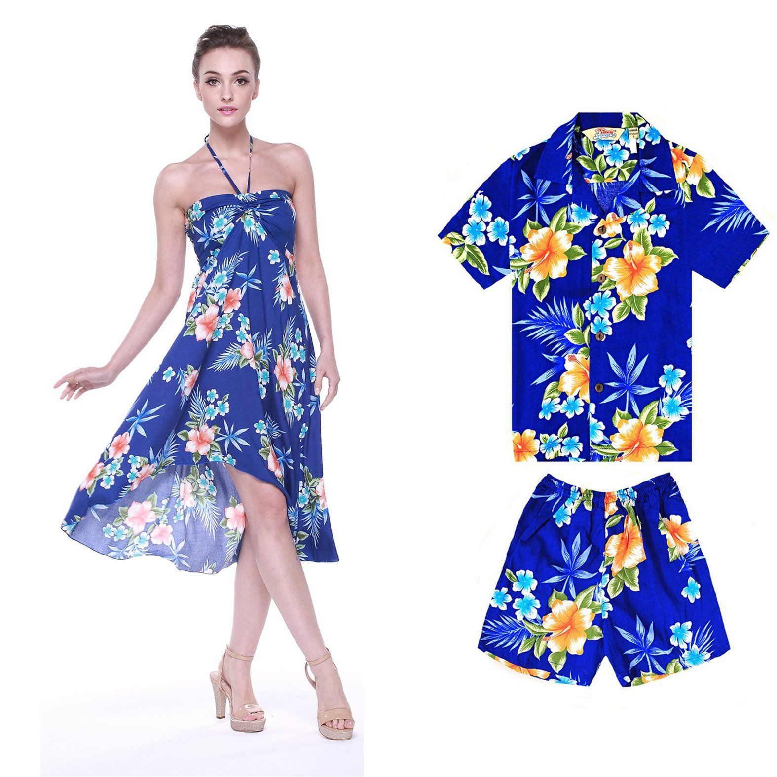Matching Mother Son Hawaiian Luau Ou …