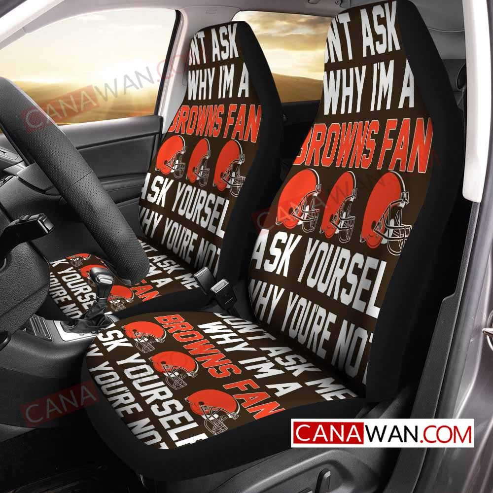 Cleveland Browns Car Seat Cover Set CSC5011