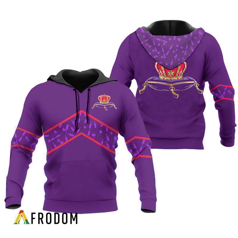 Crown Royal Purple Wine Pattern Hoodie & Zip Hoodie