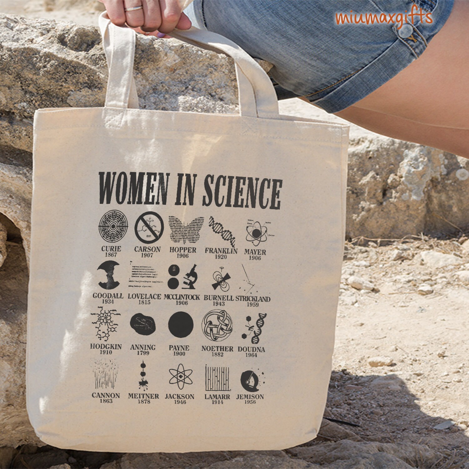 Science Teacher Tote, Science Teacher Gifts, Science Teacher Tote Bag, Science Teacher Bag, Women In Science Tote Bag Gift For Teachers