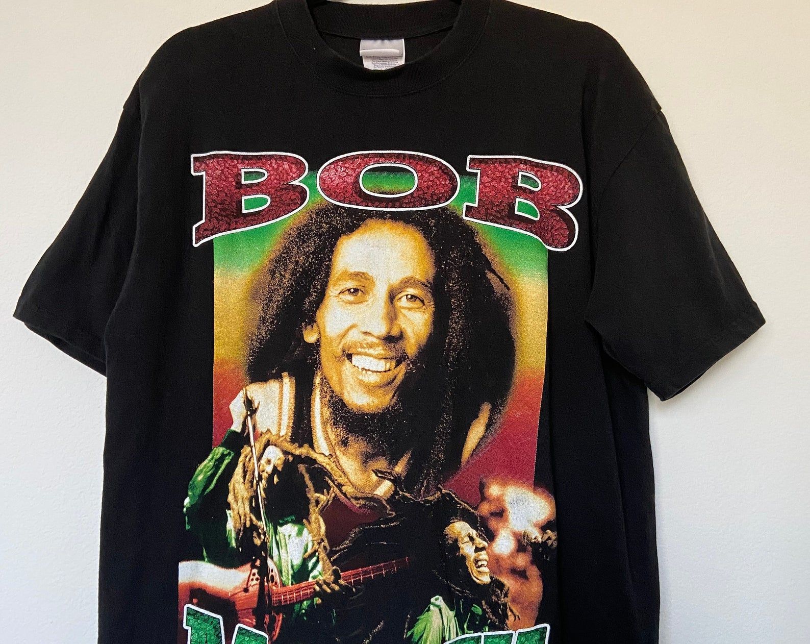 Vintage Bob Marley Rap Tee Style Graphic T-Shirt