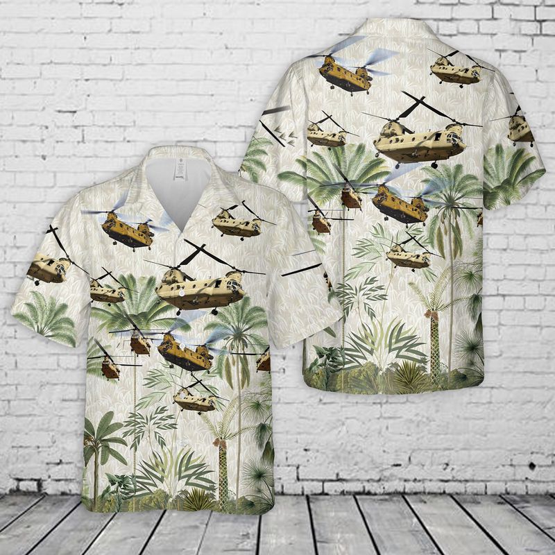 Us Army Ch-47 Chinook Hawaiian Shirt