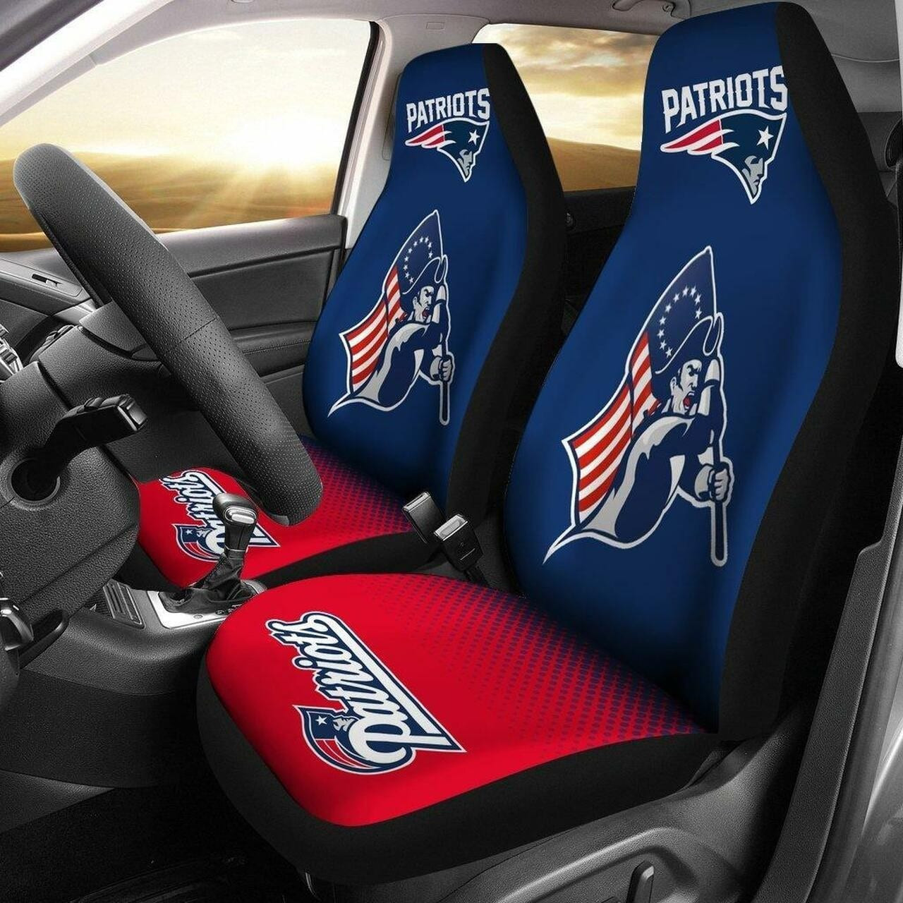 New England Patriots Car Seat Covers CSC1314