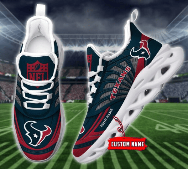 Houston Texans Personalize Max Soul Shoes Sport Sneakers MS7686