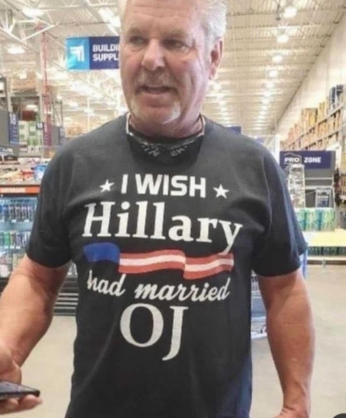 I Wish Hillary had married OJ Simpson Funny Shirt Outfit