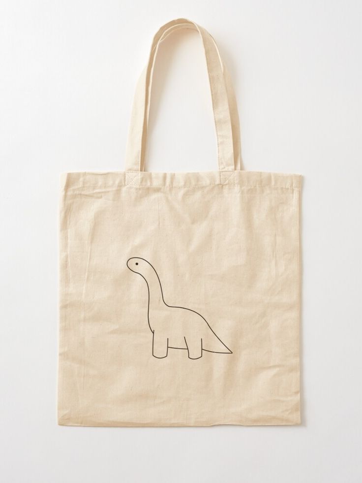 Minimalistic dinosaur Tote Bag for Sale by Milanicole, Best Tote Bags Ideas, Cute Tote Bags Ideas, Tote Bag Design Ideas, Girls Tote Bag, Best Canvas Tote Bags Ideas