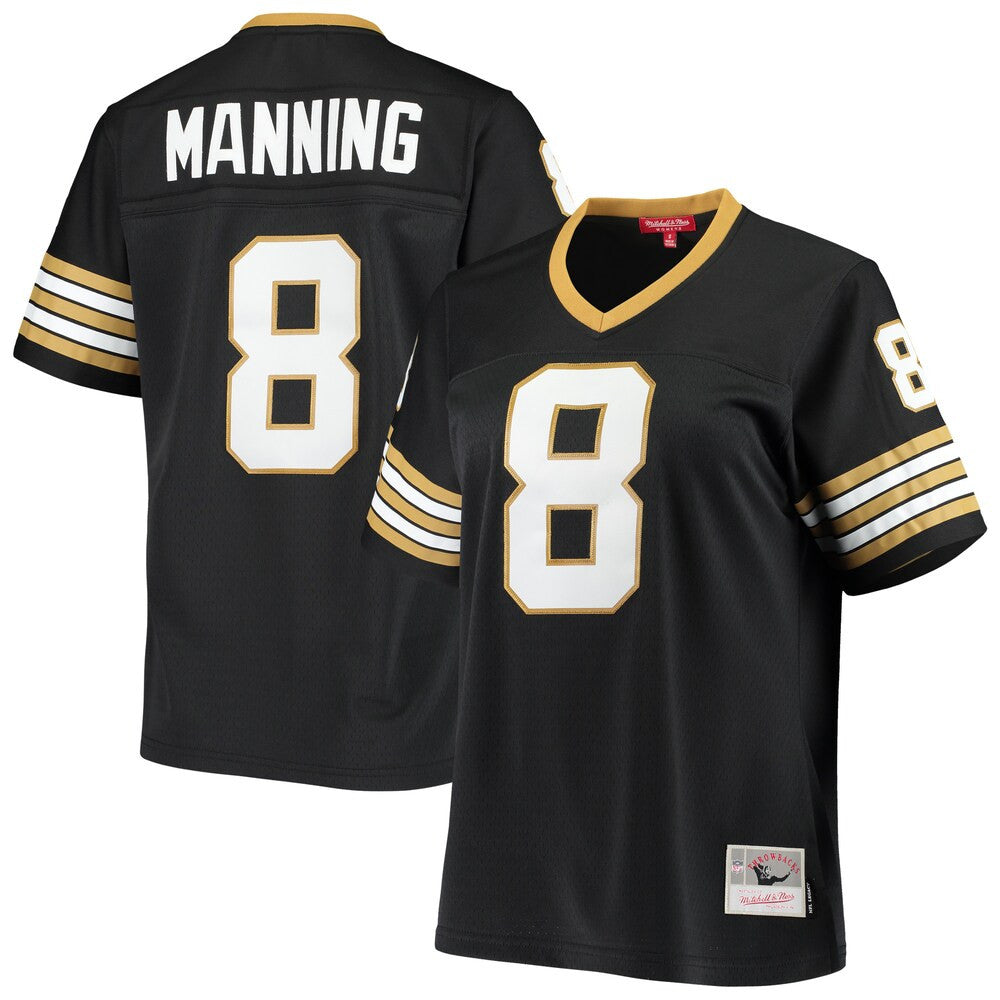 Women’S New Orleans Saints Archie Manning Mitchell & Ness Black 1979 ...