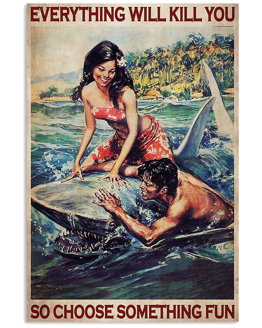 Hawaiian Riding Shark Choose Somethi &hellip;