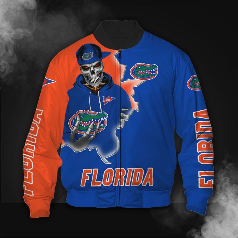 Skull Florida Gators Bomber Jacket