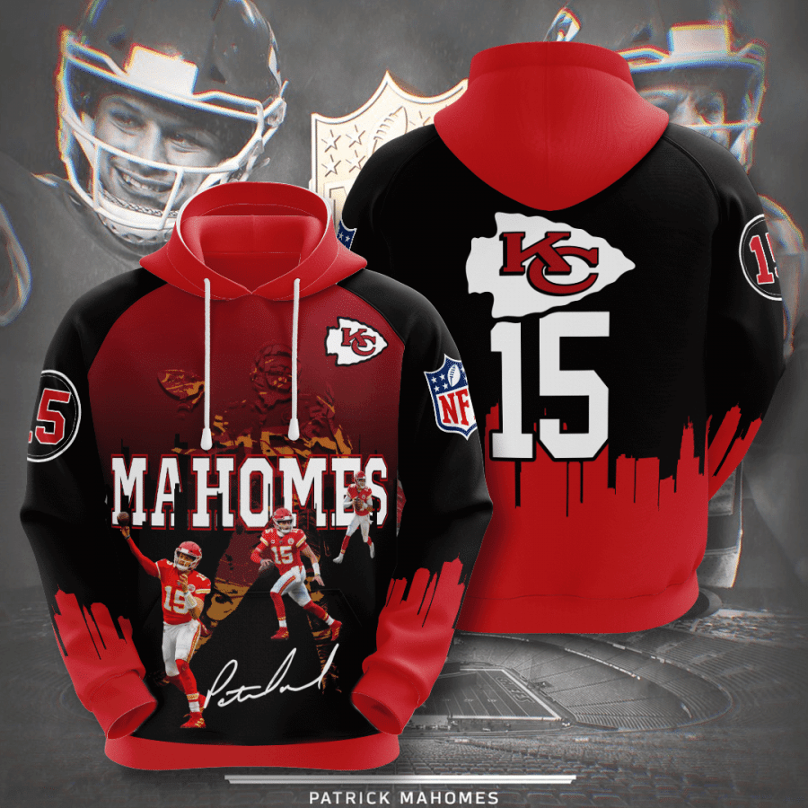 Kansas City Chiefs Patrick Mahomes 71 Unisex 3D Hoodie Gift For Fans