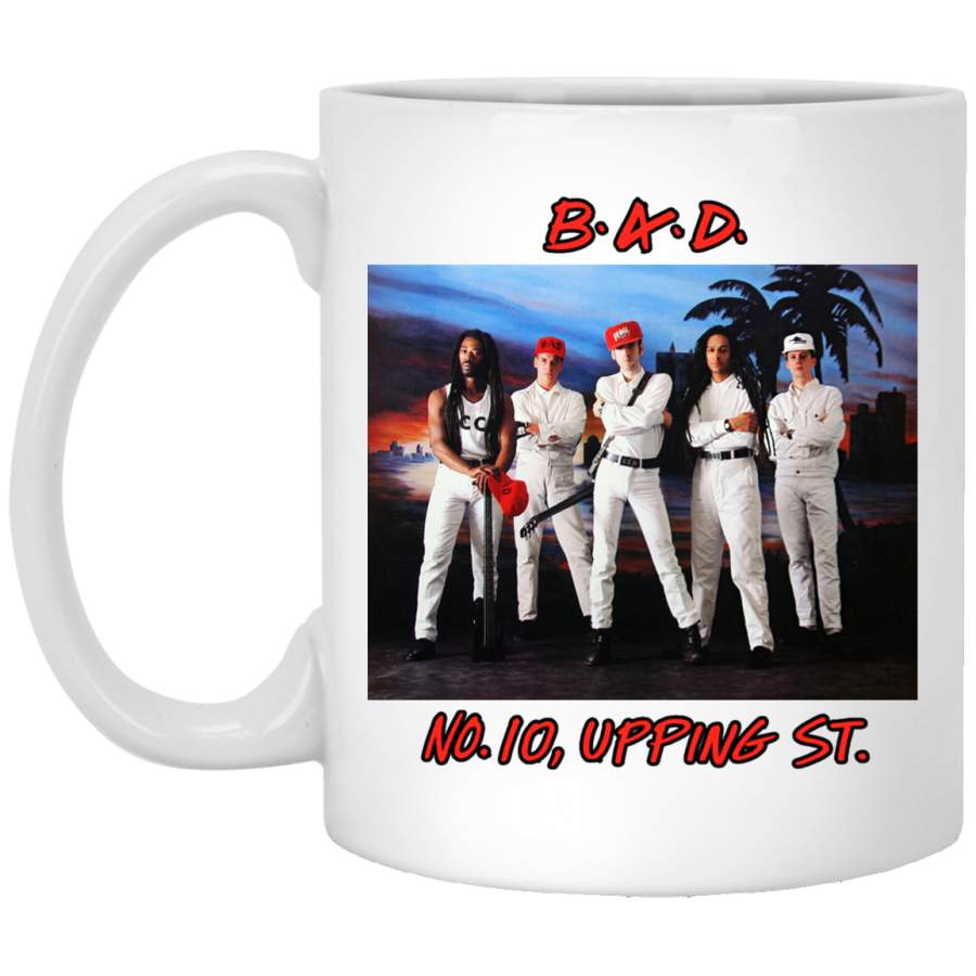 ShirtHome x Quattro Big Audio Dynamite No 10 Upping St 2016 11 oz. White Mug