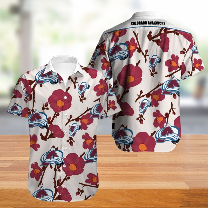 Colorado Avalanche Hawaiian Shirt Bi …