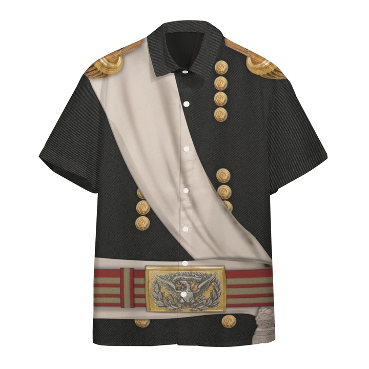 3D William Tecumseh Sherman Custom Hawaiian Short Sleeve Shirt, Hawaiian Shirt For Men, Women