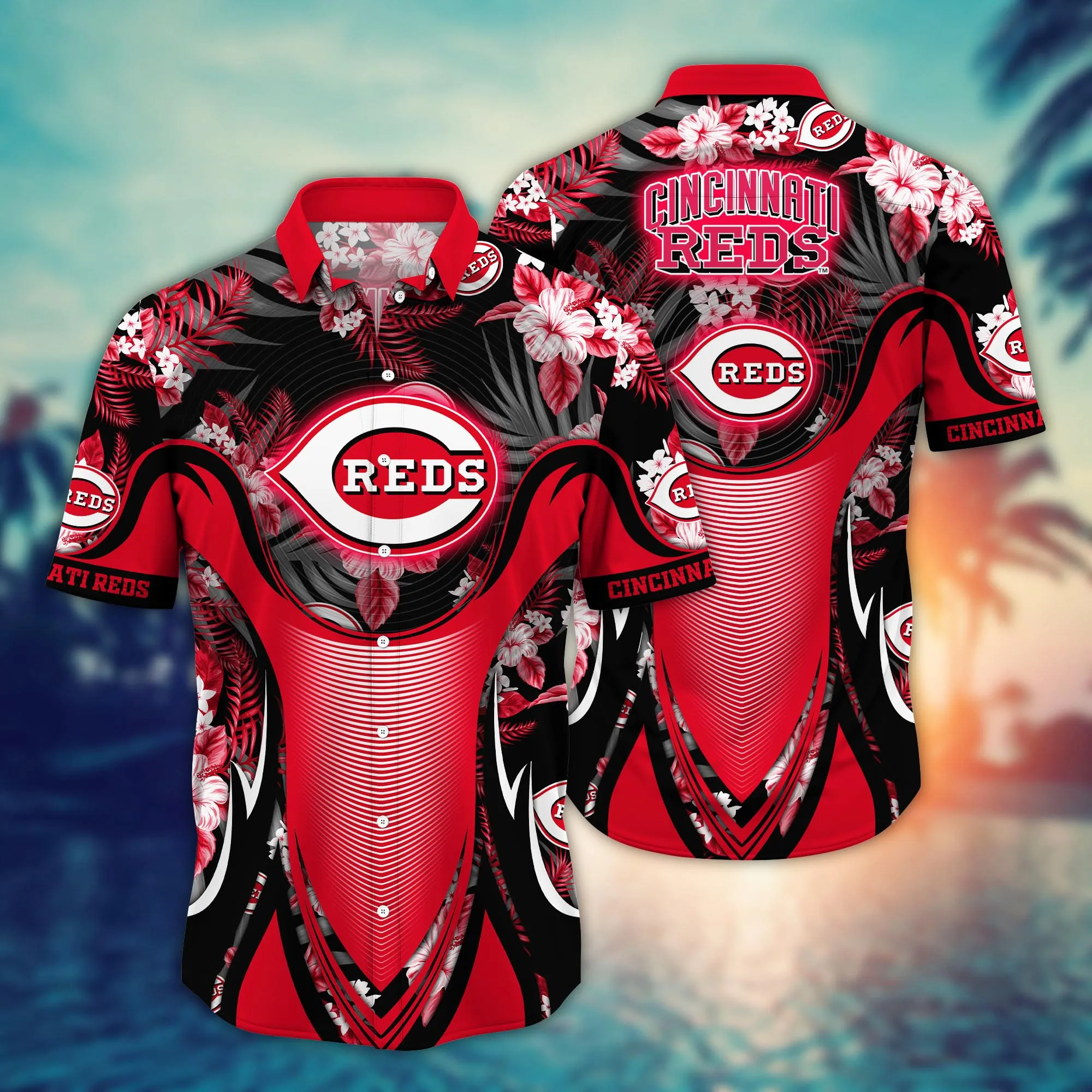 Cincinnati Reds Hawaiian Shirt Daylight Aloha Shirt