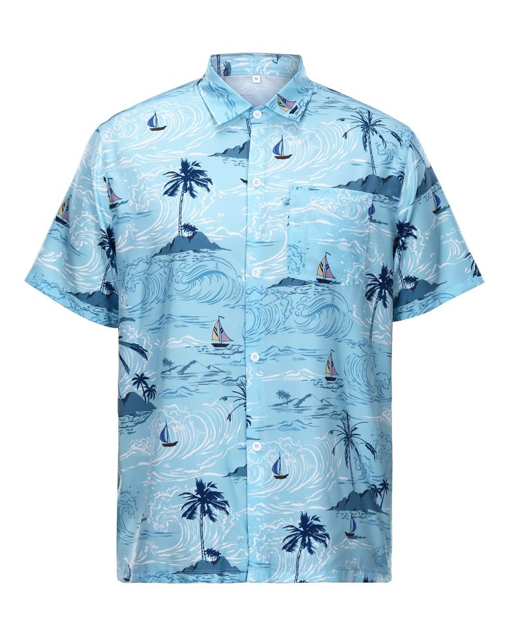 SEAOYOZO Hawaiian Shirts for Men Sho &hellip;