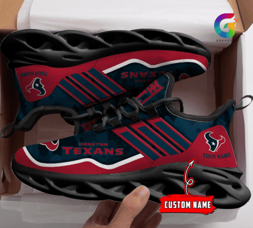 Houston Texans Personalized Clunky Sneaker Max Soul Shoes MS2171