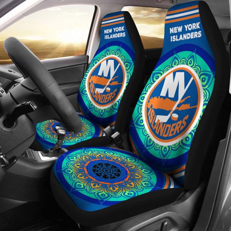 Unique Magical And Vibrant New York Islanders Car Seat Covers CSC1028