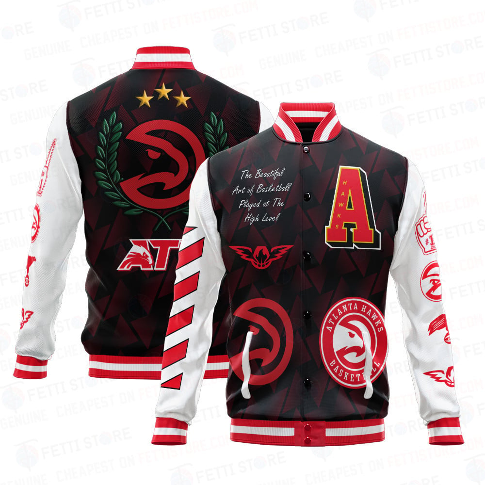 Atlanta Hawks National Basketball Association Varsity Jacket SH Ver 04