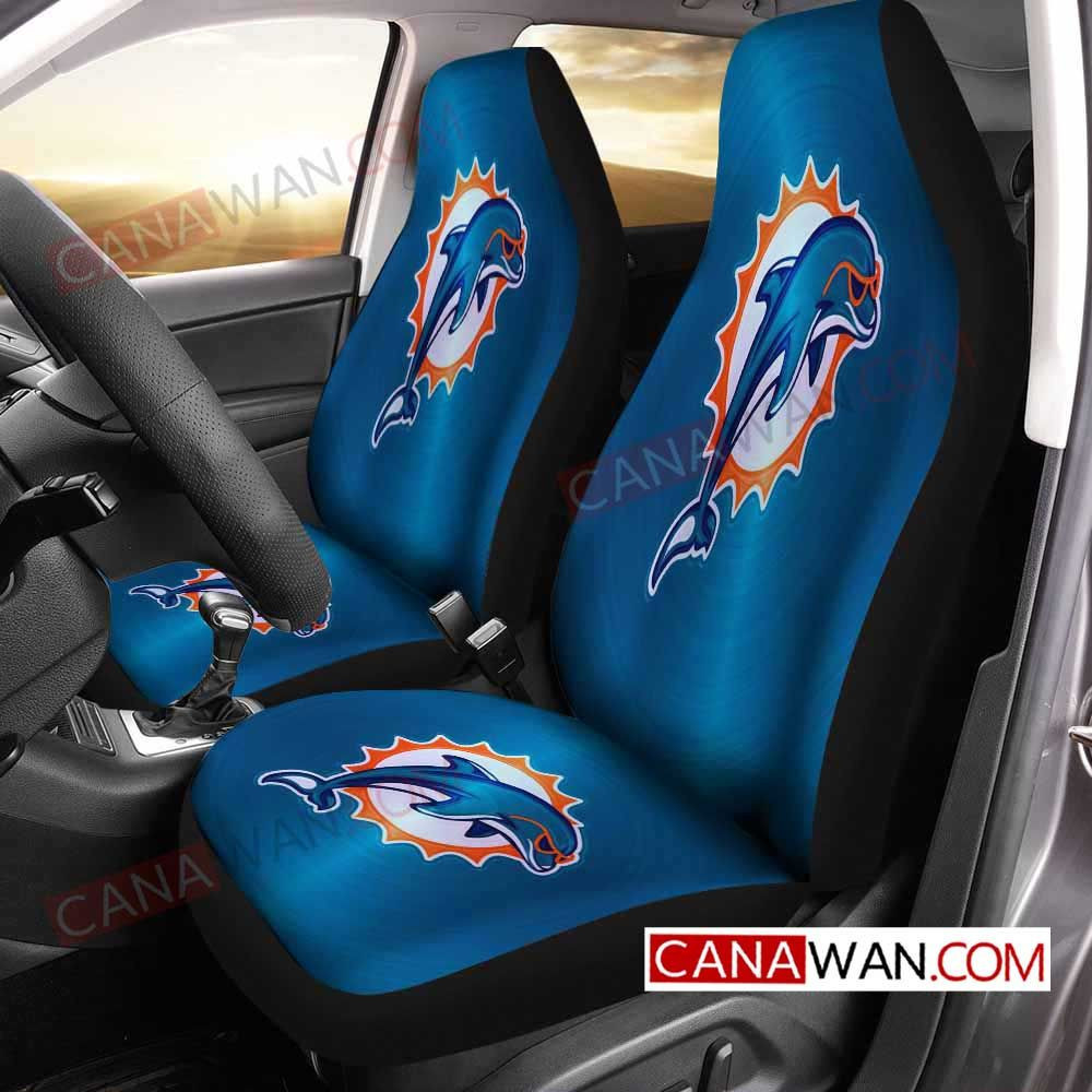 Miami Dolphins Car Seat Cover Set CSC8045